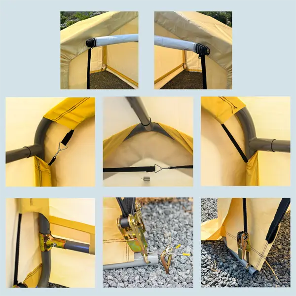 Portable Storage Shed-150 gram tarpaulin collage