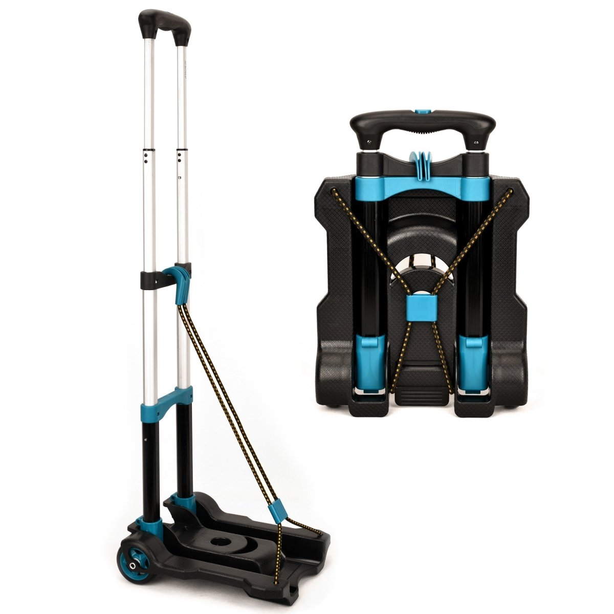 Aviation Aluminum Foldable Luggage Cart - HomeDude OakAviation Aluminum Foldable Luggage CartLuggage CartHomeDude Oak