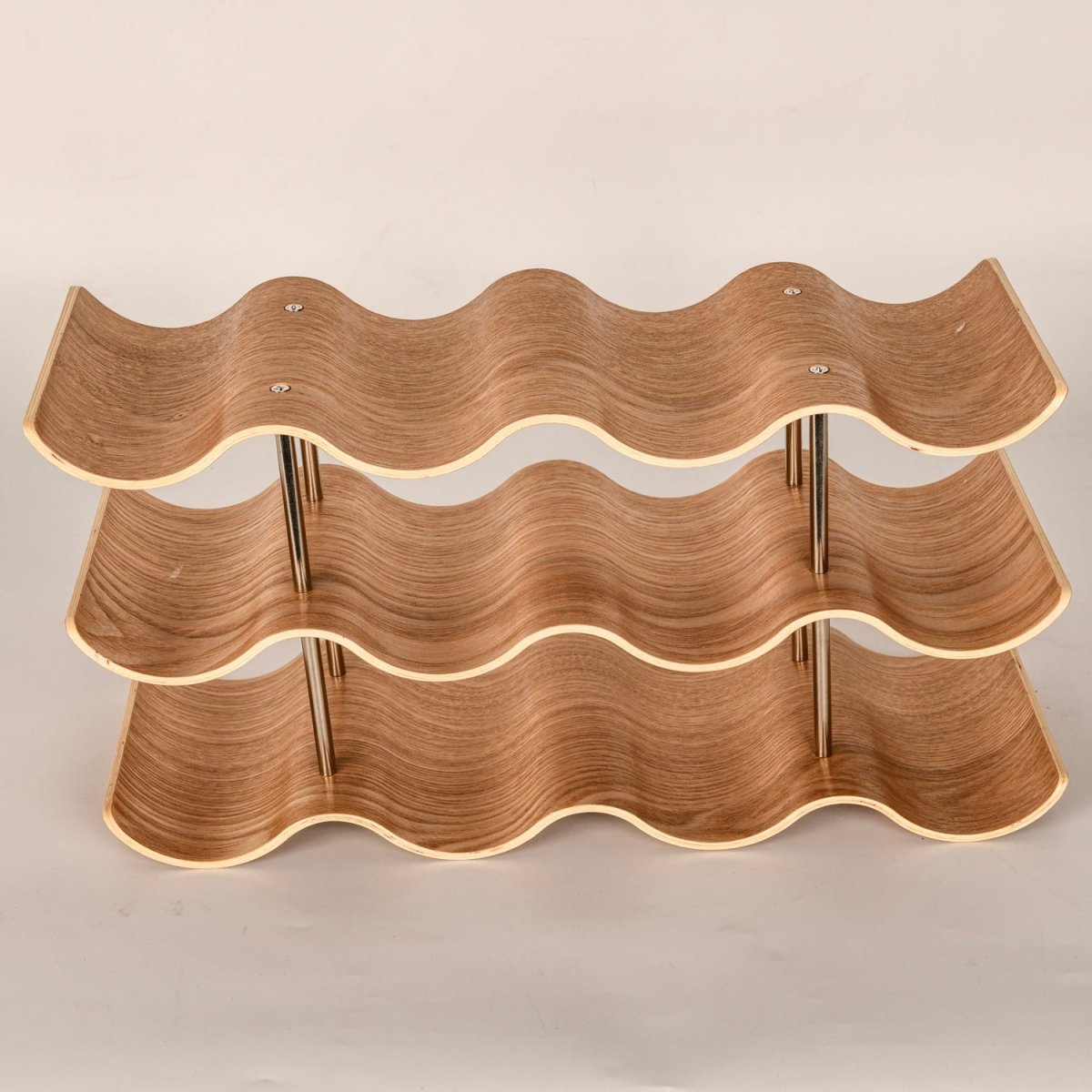 HomeDude 12 - Bottle Bamboo Wine Rack, Modern Countertop Wine Storage, Stackable and Freestanding Wine Holder, Wavy Design, Eco - Friendly Wood, Ideal for Home, Bar, Kitchen, and Wine Cellars - HomeDudeHomeDude 12 - Bottle Bamboo Wine Rack, Modern Countertop Wine Storage, Stackable and Freestanding Wine Holder, Wavy Design, Eco - Friendly Wood, Ideal for Home, Bar, Kitchen, and Wine CellarsHomeDude