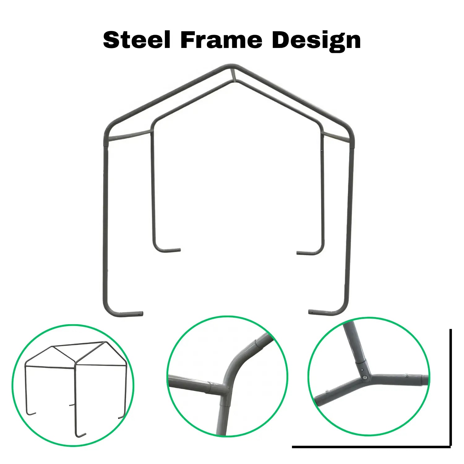 6x6 Fabric Storage Shed | Outdoor Storage Shelter
