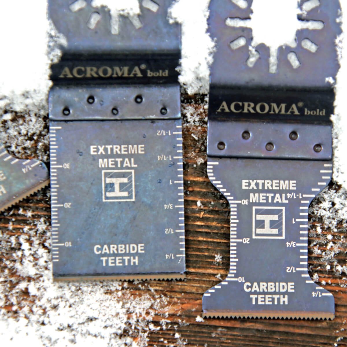 2 - Piece Carbide Oscillating Tool Blades | 1.0mm Thick for Precision Cuts in Metal & Steel | Acroma - HomeDude2 - Piece Carbide Oscillating Tool Blades | 1.0mm Thick for Precision Cuts in Metal & Steel | AcromaOscillating Saw BladesHomeDude