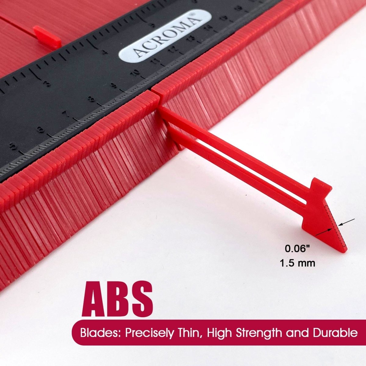254mm Shape Duplicator Tool – ABS Contour Gauge with Lock - HomeDude Oak254mm Shape Duplicator Tool – ABS Contour Gauge with LockContour GaugeHomeDude Oak