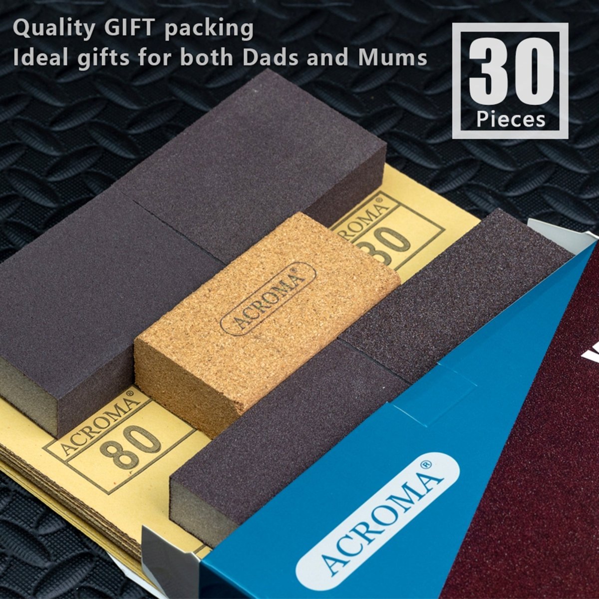 30 - Piece Multi - Purpose Sanding All - in - one Assortment - HomeDude Oak30 - Piece Multi - Purpose Sanding All - in - one AssortmentSanding Paper assortmentHomeDude Oak