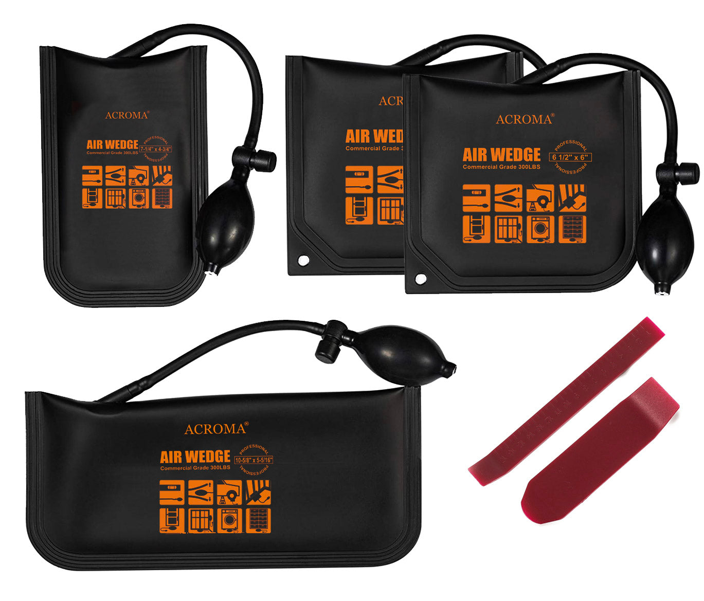 4-Pack Commercial Grade Air Wedge Bag