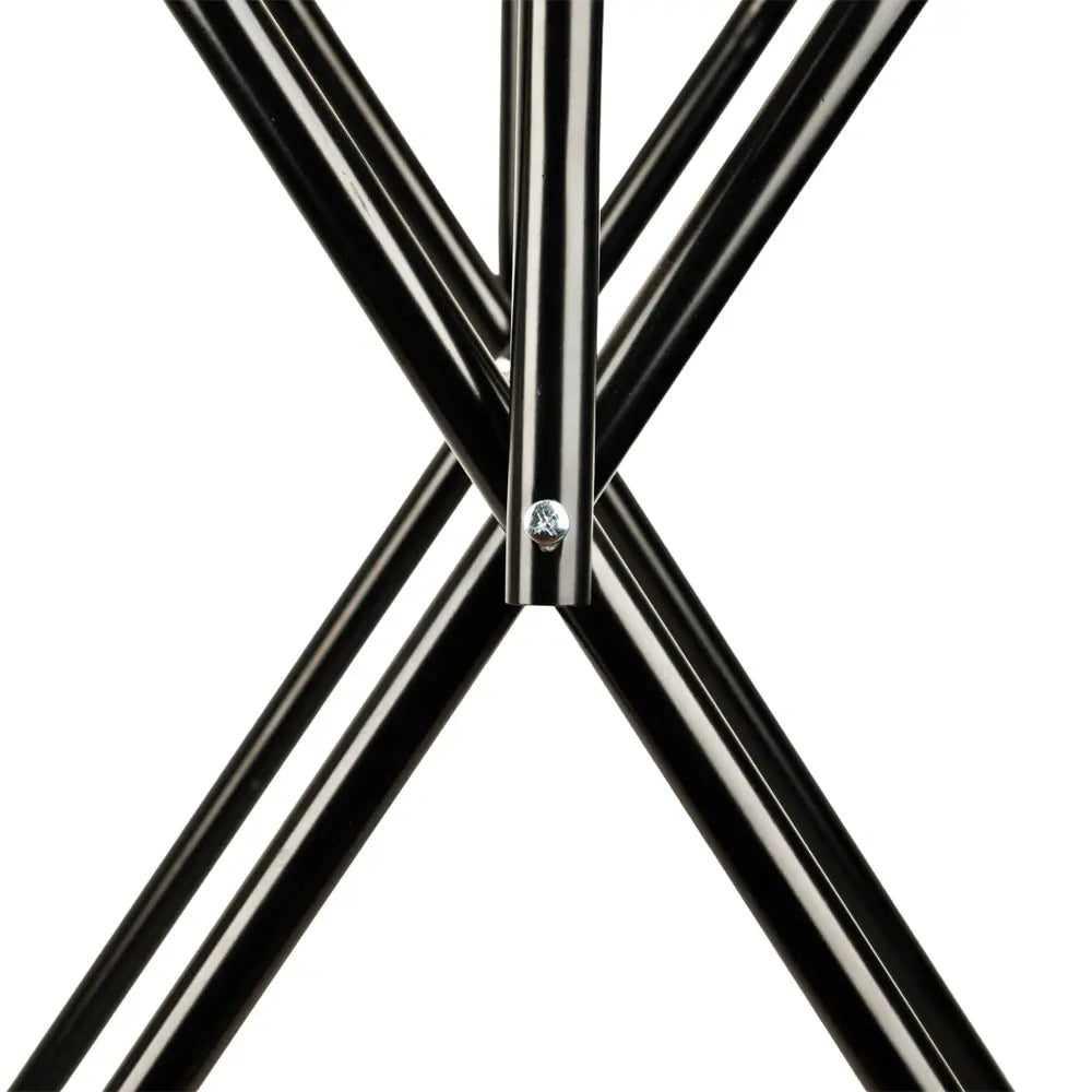 A solid connection for a one body saddle rack frame on a white background