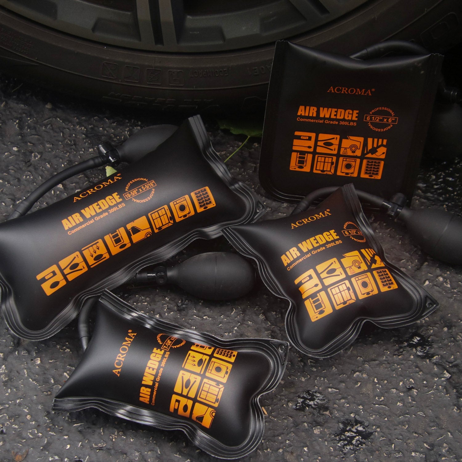 4-Pack Commercial Grade Air Wedge Bag