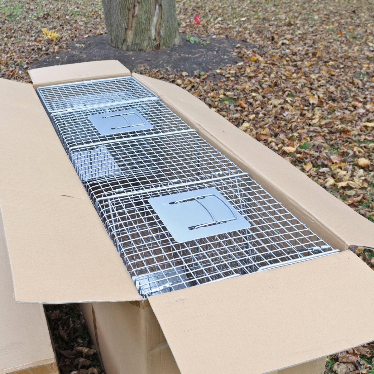 Heavy Duty Catch & Release Animal Trap - 58" x 17" x 26" (147.3 x 43.2 x 66 cm) - HomeDude OakHeavy Duty Catch & Release Animal Trap - 58" x 17" x 26" (147.3 x 43.2 x 66 cm)CATCH & RELEASE ANIMAL TRAPHomeDude Oak