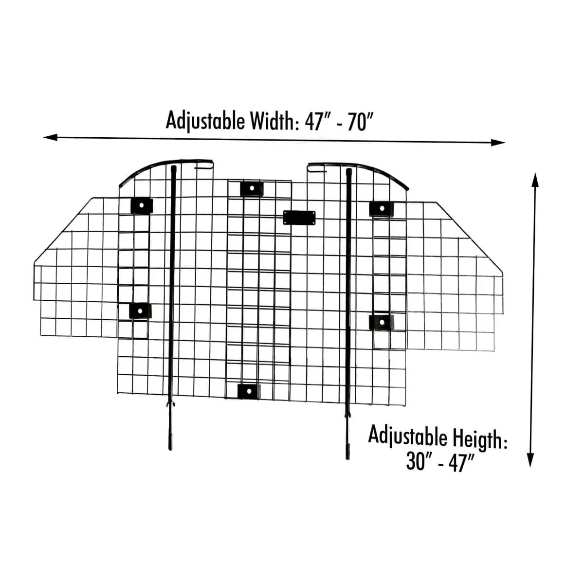 Pet Barrier for SUVs | Extra - Large Mesh Design, Adjustable Fit | Homedude - HomeDudePet Barrier for SUVs | Extra - Large Mesh Design, Adjustable Fit | HomedudePet BarrierHomeDude