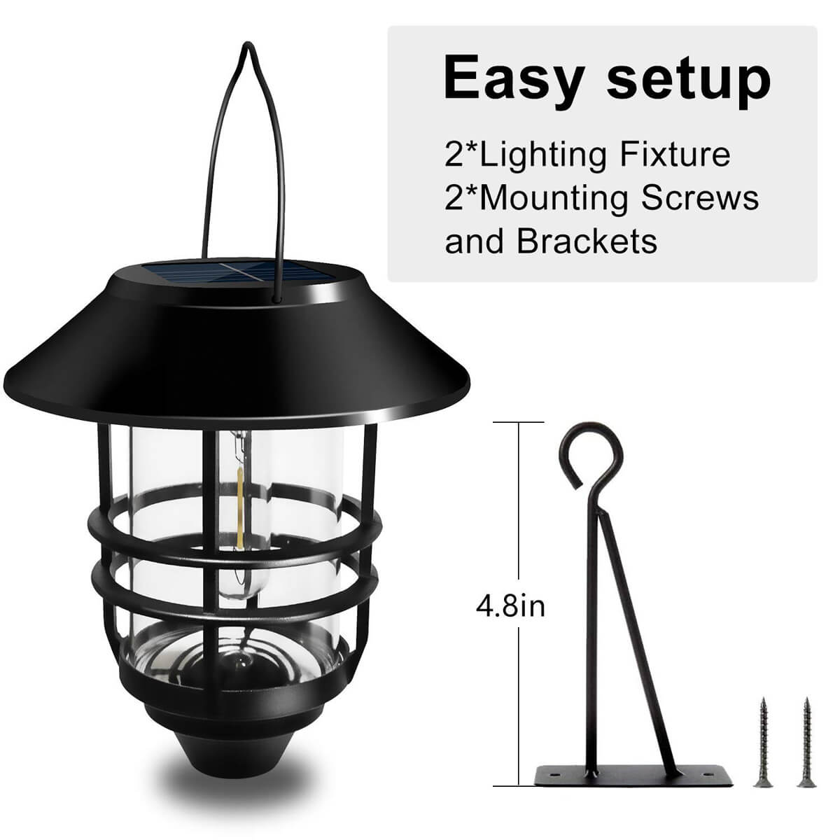 Solar Lanterns for Outdoor Use | Retro Hanging Design, Waterproof Build | Homedude - HomeDudeSolar Lanterns for Outdoor Use | Retro Hanging Design, Waterproof Build | HomedudeGarden LampHomeDude